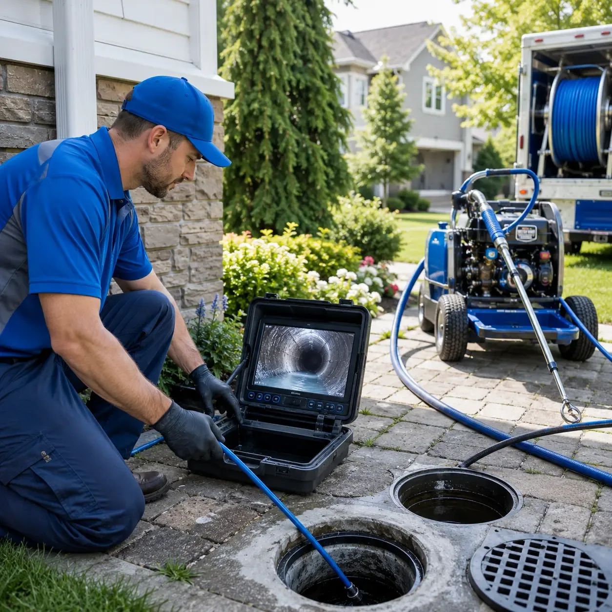 Outdoor drain cleaning professionals serving Harveys Lake, PA